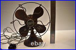 Antique Westinghouse Oscillating Desk Fan Electric Table Fan Small Working Condi