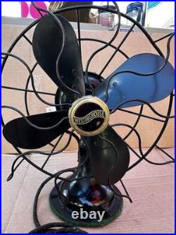 Antique Westinghouse Oscillating Desk Fan. Working Good