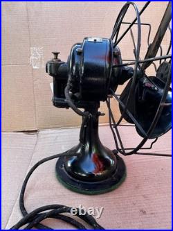 Antique Westinghouse Oscillating Desk Fan. Working Good
