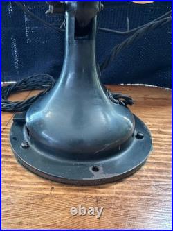 Antique Westinghouse Oscillating Fan withBrass Blades Style 164848G Works Perfect