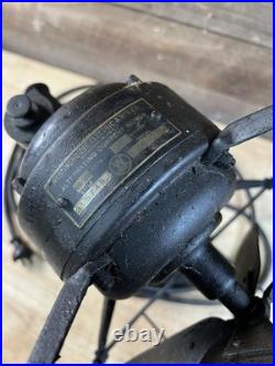 Antique Westinghouse Style 315745 Oscillating Fan Tabletop Steel Cage