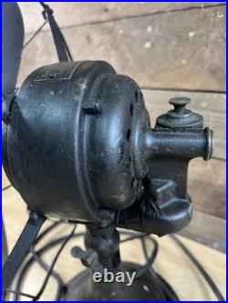 Antique Westinghouse Style 315745 Oscillating Fan Tabletop Steel Cage