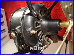 Antique Westinghouse Tank Fan 1893-1906 12 Cage Brass Blades #60677 Runs