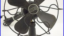 Antique Westinghouse Whirlwind Electric Desk Fan Working