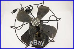 Antique Westinghouse Whirlwind Electric Desk Fan Working