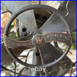 Antique Westinghouse Whirlwind Fan Model 280598 1917-19 All original works Prop