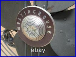 Antique Westinghouse Y-4603 Oscillating Electric Cooling Fan Works! Art Deco