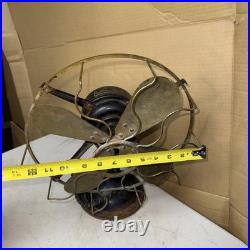 Antique Westinghouse electric fan 4 brass blade early alternating current parts