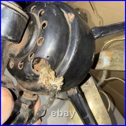 Antique Westinghouse electric fan 4 brass blade early alternating current parts