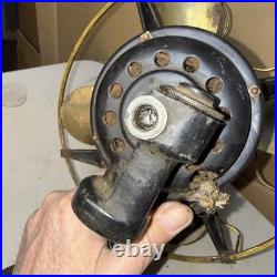 Antique Westinghouse electric fan 4 brass blade early alternating current parts