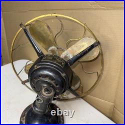 Antique Westinghouse electric fan 4 brass blade early alternating current parts