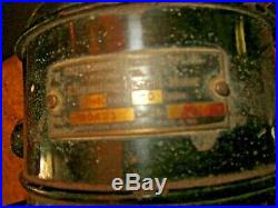 Antique Westinghouse tank fan 80421 brass blades wavy wire 12