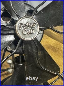 Antique ac gilbert Polar Club Mini Table Fan 6 Black