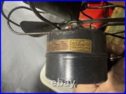 Antique ac gilbert Polar Club Mini Table Fan 6 Black