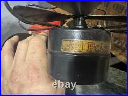 Antique ac gilbert Polar Club Mini Table Fan 6 Black