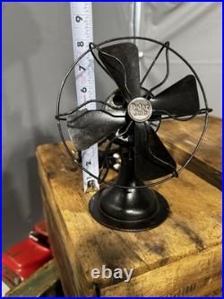 Antique ac gilbert Polar Club Mini Table Fan 6 Black