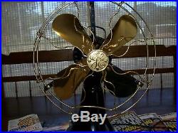 Antique coin operated electric fan