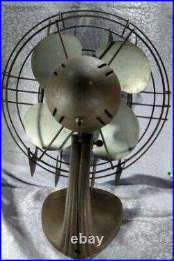 Antique collectable electric fan futuristic mod steampunk MCM prop art deco
