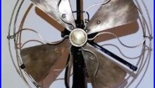 Antique electric fan BERGMANN BERLIN type UF 3 (Germany, about 1920)