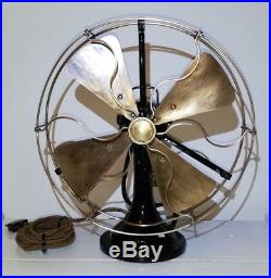 Antique electric fan BERGMANN BERLIN type UF 3 (Germany, about 1920)