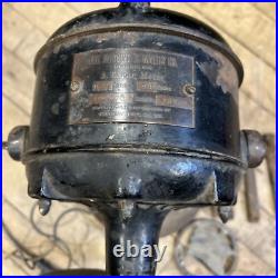 Antique electric fan parts Robbins Myers Brass Blade Cage Project Early! 1893