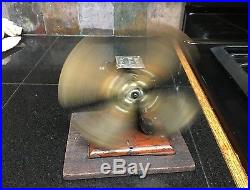 Antique fan Edison type Knapp DC powered fan