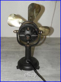 Antique fan Electric iron retro art deco vintage machine age desk ventilator old