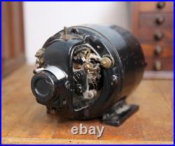 Antique industrial pancake utility electric motor Emerson Vintage Fan Lathe tool
