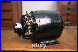Antique industrial pancake utility electric motor Emerson Vintage Fan Lathe tool