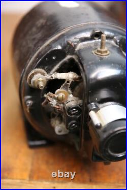 Antique industrial pancake utility electric motor Emerson Vintage Fan Lathe tool