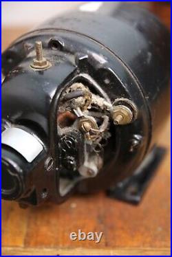 Antique industrial pancake utility electric motor Emerson Vintage Fan Lathe tool