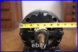 Antique industrial pancake utility electric motor Emerson Vintage Fan Lathe tool