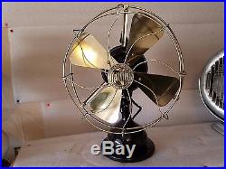 Antique jandus adams bagnell c frame 12 fan brass blade & cage pat 1911