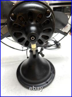 Antique three speed General Electric 12 inch alternating current fan cat 34017