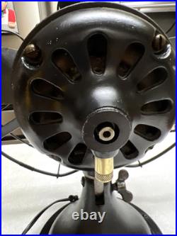 Antique three speed General Electric 12 inch alternating current fan cat 34017