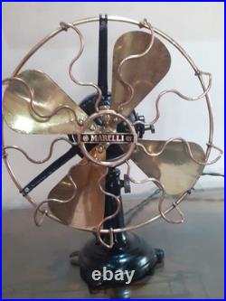 Antique/ vintage marelli electric fan, Model AUSTRO 1928, Italy. Working
