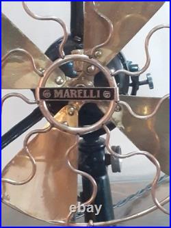 Antique/ vintage marelli electric fan, Model AUSTRO 1928, Italy. Working