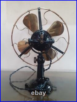 Antique/ vintage marelli electric fan, Model AUSTRO 1928, Italy. Working