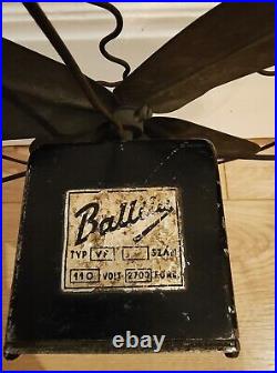 Antiques Marked Iron Electric Desk Fan 1920's RARE Antiques Marked Iron Electric Desk Fan 1920's RARE