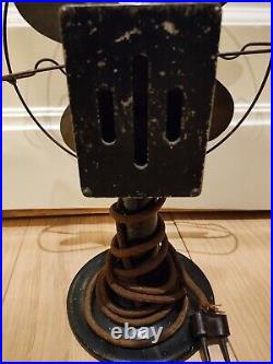 Antiques Marked Iron Electric Desk Fan 1920's RARE Antiques Marked Iron Electric Desk Fan 1920's RARE