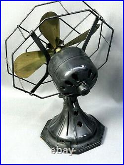 Art Deco Antique Fitzgerald Star-Rite STYLE 832SIM Brass-Blade Fan Parts/Repair