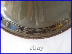 BEAUTIFUL Antique Mid Century GE Vintage Vortalex Electric Fan Runs A+. Brass