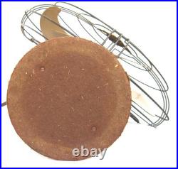 BEAUTIFUL Antique Mid Century GE Vintage Vortalex Electric Fan Runs A+. Brass