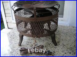 Bankers Table Fan Early 20th Century Industrial Kisco Coolcircleator Vintage