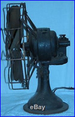 Barn Find Antique Brass 6 Blade Westinghouse Oscillating Fan Model 164864