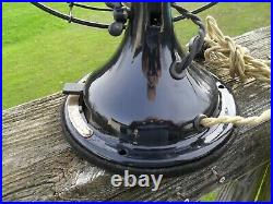 Beautiful Restored Antique GE General Electric brass blade electric fan look
