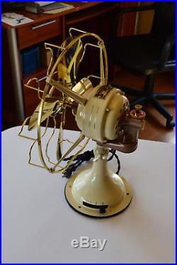 Beautiful Restored Antique Westinghouse Brass Electric Fan