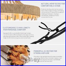 Bohemian Empire Chandelier Fan with 64 Bead Strands, Antique White Gold Finish