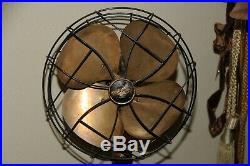 Brass Antique Fan Vintage Brass Rare Emerson Fan 6250 Art Deco Mic Stand base