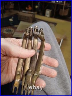 Brass Arms For 12 Menominee Stationary Snowflake Electric Antique Fan Brass Arms For 12 Menominee Stationary Snowflake Electric Antique Fan